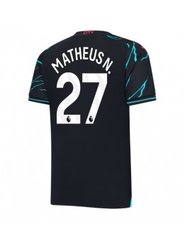 Manchester City Matheus Nunes #27 Ausweichtrikot 2023-24 Kurzarm